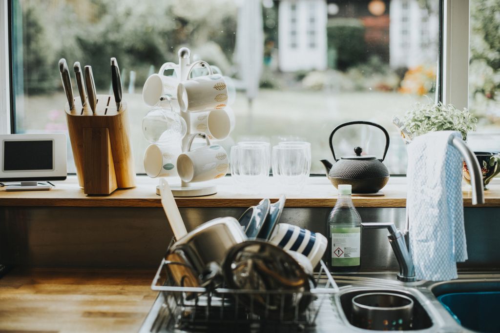 Foto perabotan dapur.