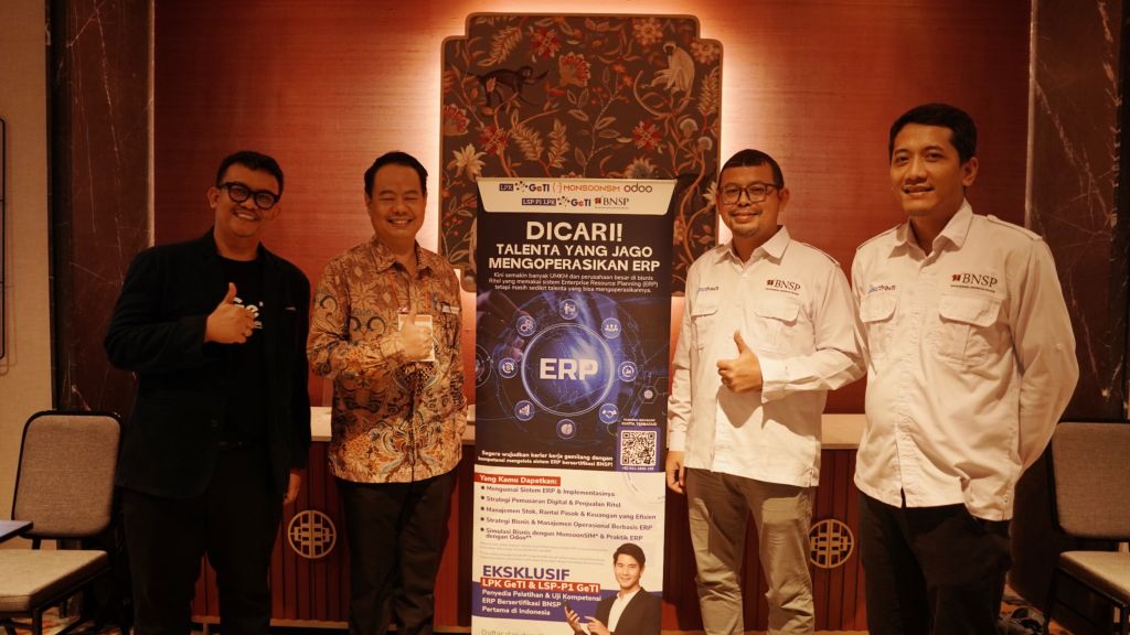 GeTi Incubator Jalin Kolaborasi Strategis dengan Odoo dan MonsoonSIM, Hadirkan Program Sertifikasi ERP untuk Manajemen Ritel dan Bisnis