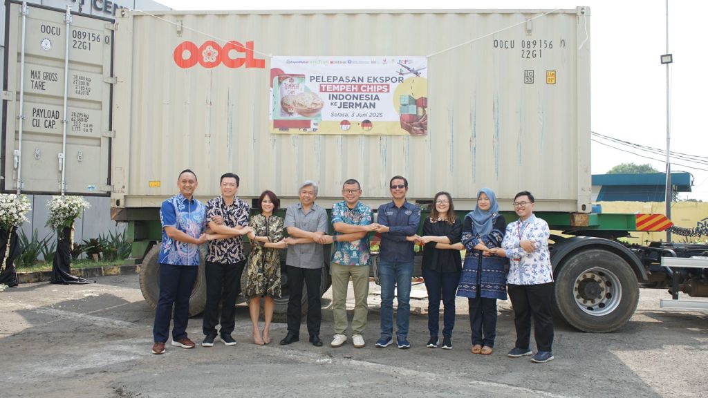 Pelepasan tempe chips Indonesia ke Jerman