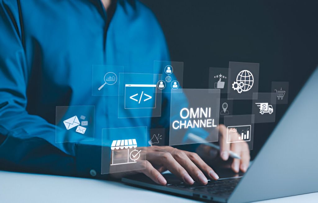 Ilustrasi bisnis yang menarapkan strategi omnichannel
