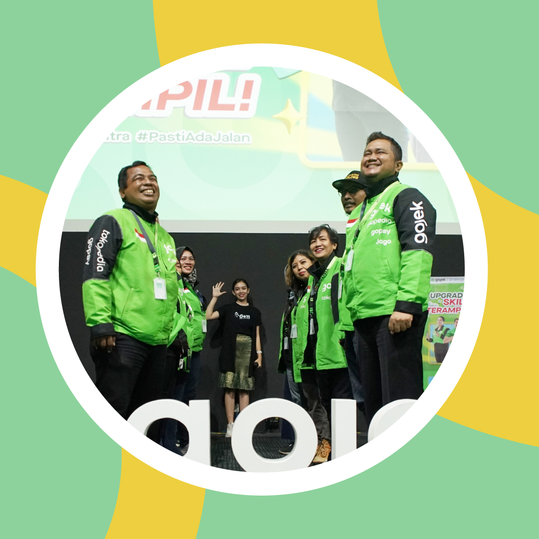 Pelatihan untuk mitra driver bersama Prakerja & Gojek di Pasaraya Blok M, Jakarta Selatan December 14, 2023