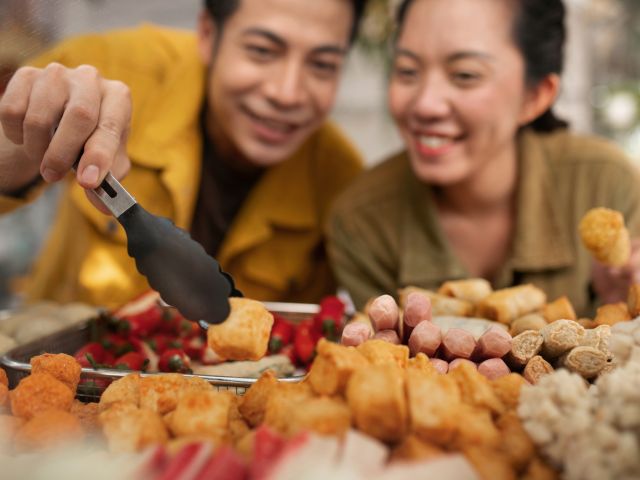 Ilustrasi kuliner frozen food all you can eat.