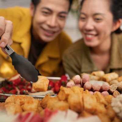 Ilustrasi kuliner frozen food all you can eat.