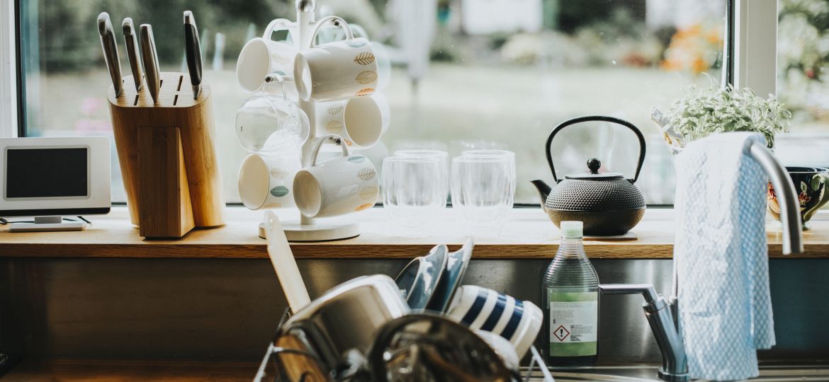 Foto perabotan dapur.