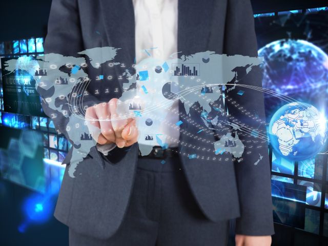 Ilustrasi dunia digital.