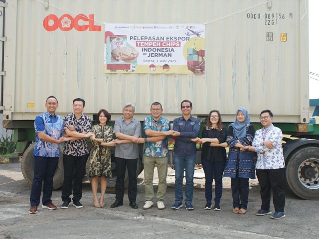 Pelepasan tempe chips Indonesia ke Jerman