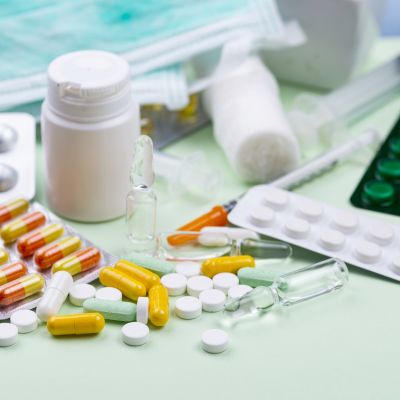 Ilustrasi obat-obatan.